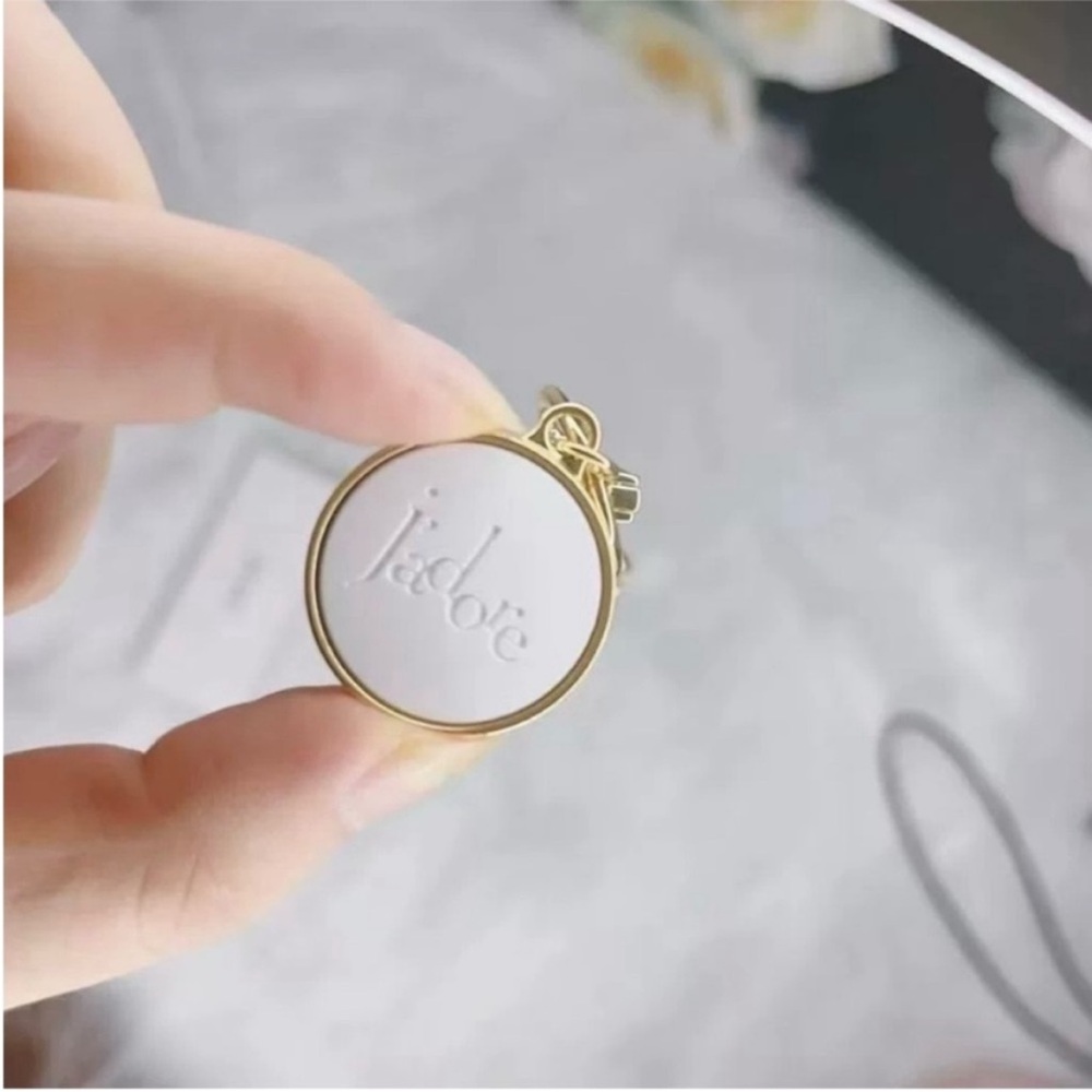 Dior J'adore Logo Keychain Charm - Picture 6 of 9